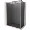 MEXEN/S - Velár sprchovací kút, posuvné dvere 140 x 70, grafit, meď kartáčovaná 871-140-070-41-65 MEXEN/S - Velár sprchovací kút, posuvné dvere 140 x 70, grafit, meď kartáčovaná 871-140-070-41-65