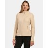 KILPI GLAMER-W Béžová dámska fleecová mikina - 36 KILPI GLAMER-W Béžová dámska fleecová mikina - 36