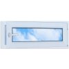PVC okno biele 100x40 PRAVÉ, nové 1000x400 mm otváravo-sklopné, dvojsklo PVC okno biele 100x40 PRAVÉ, nové 1000x400 mm otváravo-sklopné, dvojsklo