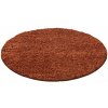 Najkoberce Shaggy Life terra - kruh 120 cm kruh Najkoberce Shaggy Life terra - kruh 120 cm kruh
