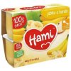 Hami ovocný príkrm 100% ovocie Jablko a banán prvá lyžička 4 x 100 g Hami ovocný príkrm 100% ovocie Jablko a banán prvá lyžička 4 x 100 g