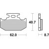 SBS Brzdové doštičky 632RSI (MOR 132) SBS Brzdové doštičky 632RSI (MOR 132)