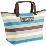 Be Happy foldable shopper Curly blue taška