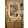 Baltica Design Stone Calm zrkadlo 60x90 cm s osvetlením zlatá 5904107932675 Baltica Design Stone Calm zrkadlo 60x90 cm s osvetlením zlatá 5904107932675