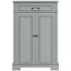 Komoda Ines neutral grey 2-dverová s 1 zásuvkou Komoda Ines neutral grey 2-dverová s 1 zásuvkou