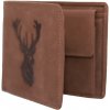 Kožená peňaženka - jelenia hlava Kožená peňaženka - jelenia hlava