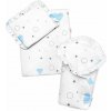 Luxusní sada pro panenku 3D, Baby Nellys,zavinovačka, peřinka a polštářek, I love boy (30013301) Luxusní sada pro panenku 3D, Baby Nellys,zavinovačka, peřinka a polštářek, I love boy (30013301)