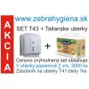 .SET Zásobník T43 + Bulky utierky biele .SET Zásobník T43 + Bulky utierky biele