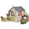 Domček s pracovnou dielňou Nature Playhouse&Kitchen Life Smoby s kuchynkou rozšíriteľný s UV filtrom od 24 mes Domček s pracovnou dielňou Nature Playhouse&Kitchen Life Smoby s kuchynkou rozšíriteľný s UV filtrom od 24 mes