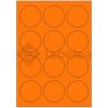Labelea Samolepiace etikety kruh 60x60 mm signálne farebné papierové, na hárku A4, pre laserovú tlač, Farba etikiet Signálna oranžová, Počet hárkov v balení 100 EPY999060SO012S Labelea Samolepiace etikety kruh 60x60 mm signálne farebné papierové, na hárku A4, pre laserovú tlač, Farba etikiet Signálna oranžová, Počet hárkov v balení 100 EPY999060SO012S