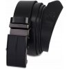 Beltimore kožený opasok do nohavíc automatický elegantný čierny premium