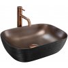 REA - Umývadlo na dosku Belinda COPPER BRUSH / Black REA-U6384 REA - Umývadlo na dosku Belinda COPPER BRUSH / Black REA-U6384
