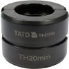 YATO YT-21745 Náhradné čeľuste pre 20 mm krimpovacie kliešte YT-21735 typu TH YATO YT-21745 Náhradné čeľuste pre 20 mm krimpovacie kliešte YT-21735 typu TH