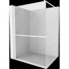 Mexen Kioto+ sprchová stena s poličkou Walk-in 85 x 200 cm, transparentná, biela - 800-085-121-20-00 Mexen Kioto+ sprchová stena s poličkou Walk-in 85 x 200 cm, transparentná, biela - 800-085-121-20-00