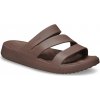 Dámske šľapky Crocs GETAWAY Strappy hnedá 42-43 Dámske šľapky Crocs GETAWAY Strappy hnedá 42-43