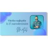 Personal Narodeninový banner s fotkou - Blue Lagoon Rozmer banner: 130 x 260 cm Personal Narodeninový banner s fotkou - Blue Lagoon Rozmer banner: 130 x 260 cm