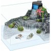 Akvárium pre korytnačky s 3D pozadím a filtrom 36x25x27 cm Akvárium pre korytnačky s 3D pozadím a filtrom 36x25x27 cm