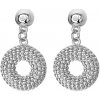Hot Diamonds Elegantné strieborné náušnice s diamantmi Forever DE723 Hot Diamonds Elegantné strieborné náušnice s diamantmi Forever DE723