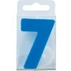 Sviečka v tvare číslice 7 – mini, modrá - Stadter Sviečka v tvare číslice 7 – mini, modrá - Stadter