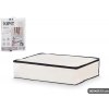 Arte Regal Textilný úložný box na uschovanie oblečenia a posteľnej bielizne, WHITE KIPIT, 80x45x15, biely Arte Regal Textilný úložný box na uschovanie oblečenia a posteľnej bielizne, WHITE KIPIT, 80x45x15, biely