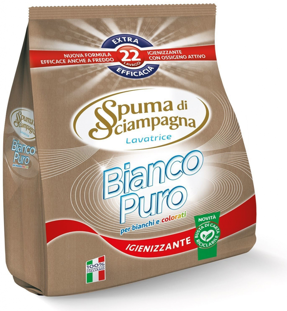 Spuma di Sciampagna Bianco Puro prášok na pranie 990 g 22 PD