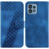 Peňaženkové kožené puzdro 7-shaped na Motorola Edge 40 Pro - Modrá Peňaženkové kožené puzdro 7-shaped na Motorola Edge 40 Pro - Modrá