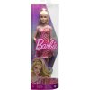 MATTEL Barbie modelka růžové květinové šaty