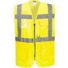 Reflexná manažérska vesta Berlin Žltá 4XL Reflexná manažérska vesta Berlin Žltá 4XL