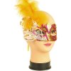 Karnevalová maska škraboška zlatá (Maska na karneval) Karnevalová maska škraboška zlatá (Maska na karneval)
