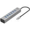 i-tec USB-C Charging Metal HUB 7 Port C31HUBMETAL703 I-Tec i-tec USB-C Charging Metal HUB 7 Port C31HUBMETAL703 I-Tec