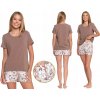 DÁMSKE BAVLNENÉ PYŽAMO S KRÁTKYM RUKÁVOM MORAJ KRÁTKE ŠORTKY POHODLNÉ XL DÁMSKE BAVLNENÉ PYŽAMO S KRÁTKYM RUKÁVOM MORAJ KRÁTKE ŠORTKY POHODLNÉ XL