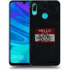 Picasee silikónový prehľadný obal pre Huawei P Smart 2019 - HELLO 404 Picasee silikónový prehľadný obal pre Huawei P Smart 2019 - HELLO 404