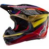 Přilba SUPERTECH S-M10 ERA, ALPINESTARS (zlatá/červená, vel. M) Přilba SUPERTECH S-M10 ERA, ALPINESTARS (zlatá/červená, vel. M)