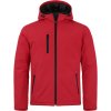 CLIQUE Bunda Padded Hooded Softshell Men, pánská COT67095200403-red L Červená CLIQUE Bunda Padded Hooded Softshell Men, pánská COT67095200403-red L Červená