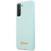 Silikonový kryt Guess Metal Logo Script pro Samsung Galaxy S21+ 5G - modrá, GUHCS21MLSLMGLB Silikonový kryt Guess Metal Logo Script pro Samsung Galaxy S21+ 5G - modrá, GUHCS21MLSLMGLB