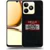 Picasee silikónový čierny obal pre Realme C53 - HELLO 404 Picasee silikónový čierny obal pre Realme C53 - HELLO 404