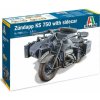 Italeri Zundapp KS 750 with sidecar 1:9