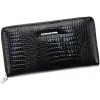 Jennifer Jones 5247-2 čierna dámska kožená peňaženka 19,5 x 10,5 x 2,5 cm Jennifer Jones 5247-2 čierna dámska kožená peňaženka 19,5 x 10,5 x 2,5 cm
