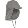 Enfant Sivá šiltovka s UV ochranou predĺženým zadným dielom a so zaväzovaním