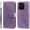 Peňaženkové kožené puzdro 7-PETAL na Honor X6a - Svetlo Fialová Peňaženkové kožené puzdro 7-PETAL na Honor X6a - Svetlo Fialová
