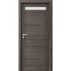 PORTA Doors SET Rámové dvere VERTE HOME D.1 so sklom, 3D fólia Dub tmavý + zárubeň PD-VER-D1_DUBTMAVY PORTA Doors SET Rámové dvere VERTE HOME D.1 so sklom, 3D fólia Dub tmavý + zárubeň PD-VER-D1_DUBTMAVY