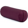 Joga bolster Bodhi Eco s poťahom baklažánová aubergine 65x20