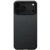Kryt na mobil Pitaka Ultra-Slim Case MagSafe kryt iPhone 17 Pro Max Black/Grey Kryt na mobil Pitaka Ultra-Slim Case MagSafe kryt iPhone 17 Pro Max Black/Grey