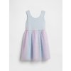 GAP Baby šaty s tylovou sukňou Modrá 18-24M GAP Baby šaty s tylovou sukňou Modrá 18-24M