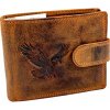 Kožená peňaženka s obrázkom orla WILD - Pánska (100 % prémiová koža) Kožená peňaženka s obrázkom orla WILD - Pánska (100 % prémiová koža)