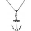 Troli Jedinečný oceľový náhrdelník kotva VGX1823