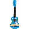 EcoToys MF019H Detská drevená gitara s 4 nylonovými strunami a trsátkom, modrá EcoToys MF019H Detská drevená gitara s 4 nylonovými strunami a trsátkom, modrá