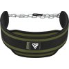 RDX T7 Weight Training Dipping Belt With Chain ARMY GREEN - Standard Size RDX T7 Weight Training Dipping Belt With Chain ARMY GREEN - Standard Size