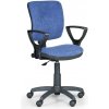 Kovo Praktik s. r. o. Kancelárska stolička MILANO II s lakťovými opierkami, modrá Kovo Praktik s. r. o. Kancelárska stolička MILANO II s lakťovými opierkami, modrá