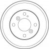 Brzdový bubon TRW DB4553 Brzdový bubon TRW DB4553